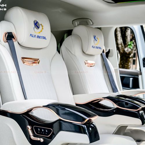 Volkswagen Viloran nâng cấp Ghế Cast 4, Sofa bed băng 3, Sàn vân đá & Bàn làm việc sang trọng