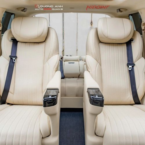 Kia Sedona nâng cấp ghế VIP Hipoint HP13 & Sàn Caro Gingham – Sang trọng, tiện nghi và đẳng cấp hơn