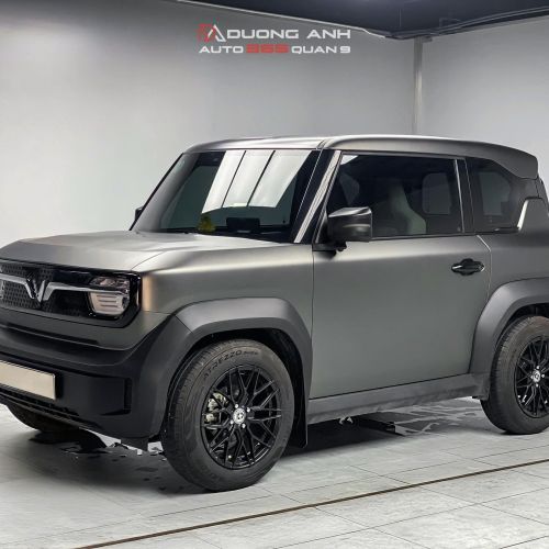VinFast VF3 Wrap đổi màu Matte AMG Grey – Cá tính mạnh mẽ, phong cách châu Âu hiện đại