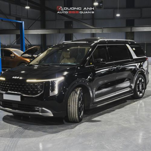 KIA Carnival nâng cấp Ghế HP14, Sàn vân gỗ, Led nội thất – Chuẩn thương gia di động