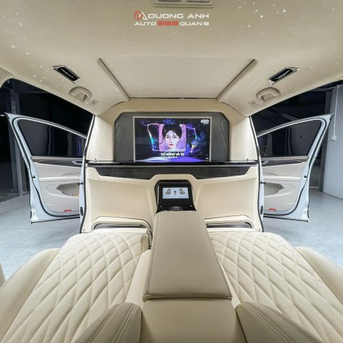 Volkswagen Viloran nâng cấp phiên bản 4 chỗ thương gia – Vách ngăn, Ghế VIP Hipoint, Sàn vân đá & trần sao Pi Starlight