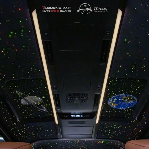 Toyota Alphard thi công Trần sao Pi Starlight  – Đỉnh cao Limousine với hiệu ứng sao phủ trần cuộn