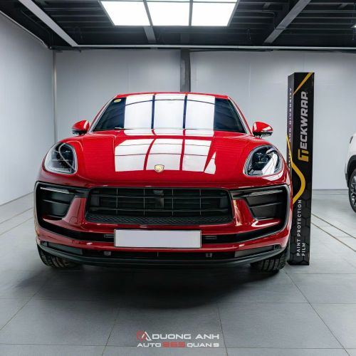 Porsche Macan dán PPF Teckwrap – Bảo vệ sơn xe chuẩn cao cấp