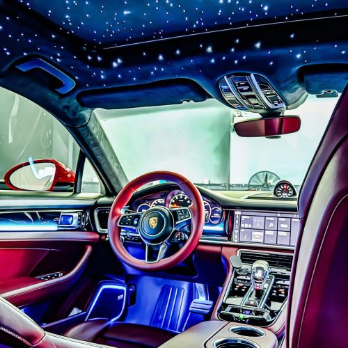 Porsche Panamera nâng cấp trần sao Pi Starlight – Đẳng cấp ánh sao, chuẩn xe sang