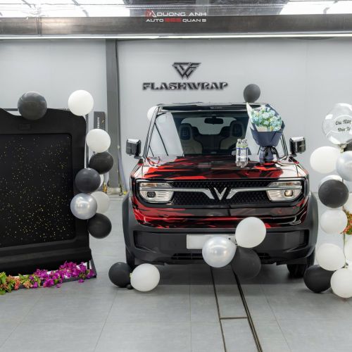 VF3 nâng cấp full option – Dán tem, nội thất da, ghế điện, tiện nghi hiện đại cho xe đô thị