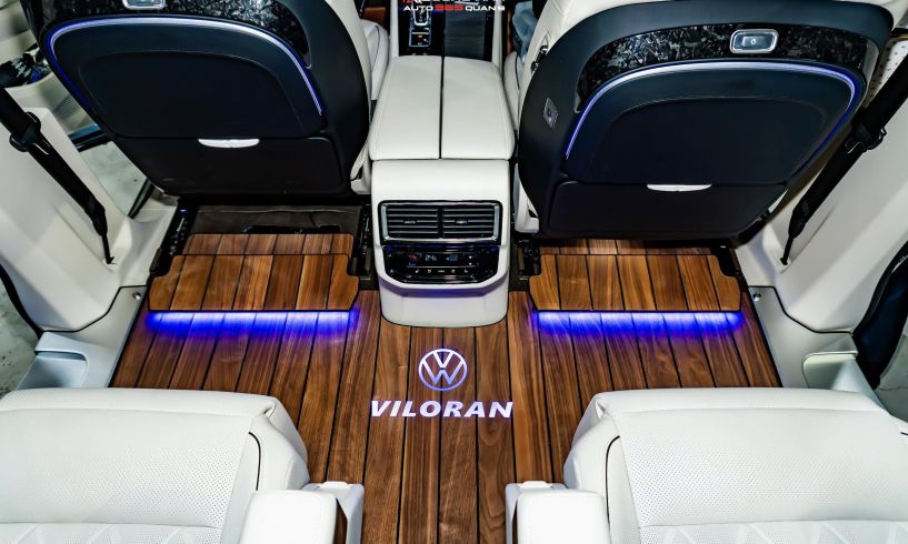Volkswagen Viloran nâng cấp Sàn gỗ óc chó Bắc Mỹ – Sang trọng & đẳng cấp