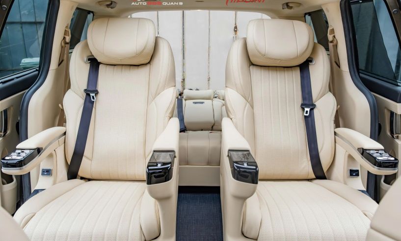 Kia Sedona nâng cấp ghế VIP Hipoint HP13 & Sàn Caro Gingham – Sang trọng, tiện nghi và đẳng cấp hơn