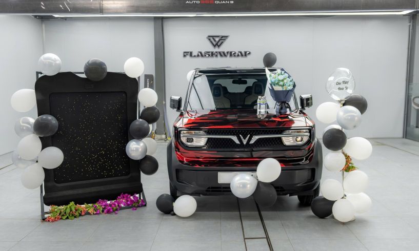 VF3 nâng cấp full option – Dán tem, nội thất da, ghế điện, tiện nghi hiện đại cho xe đô thị