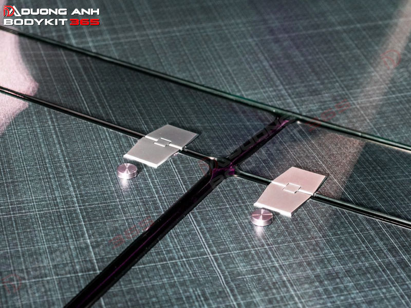 Sàn vân đá đế nhôm Gingham màu xanh 4