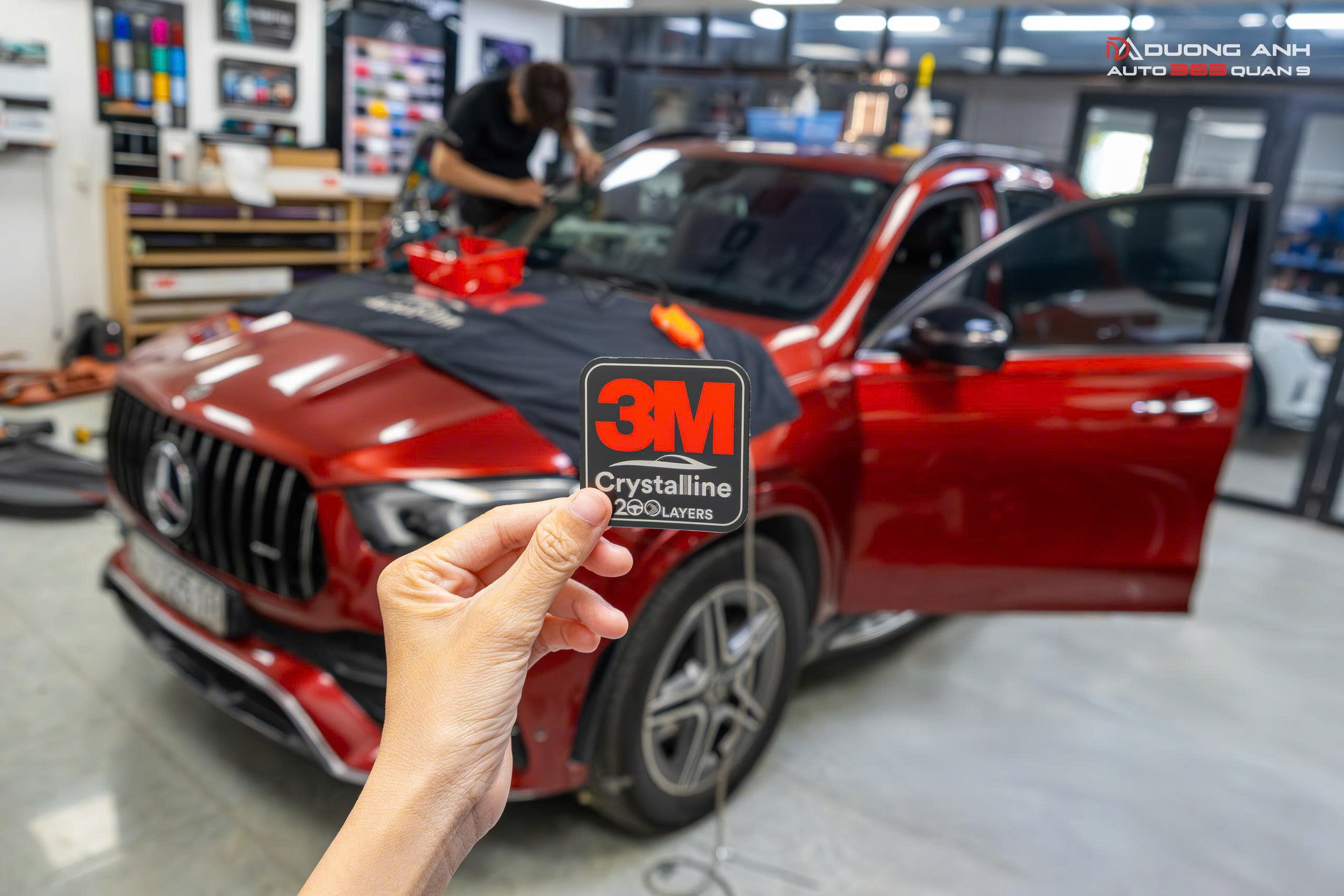 Mercedes GLE450 dán film cách nhiệt 3M chính hãng – Chống nóng tối ưu, bảo vệ nội thất